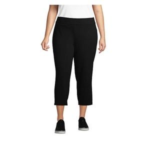 Lands End Starfish Crop Pants Black 1X